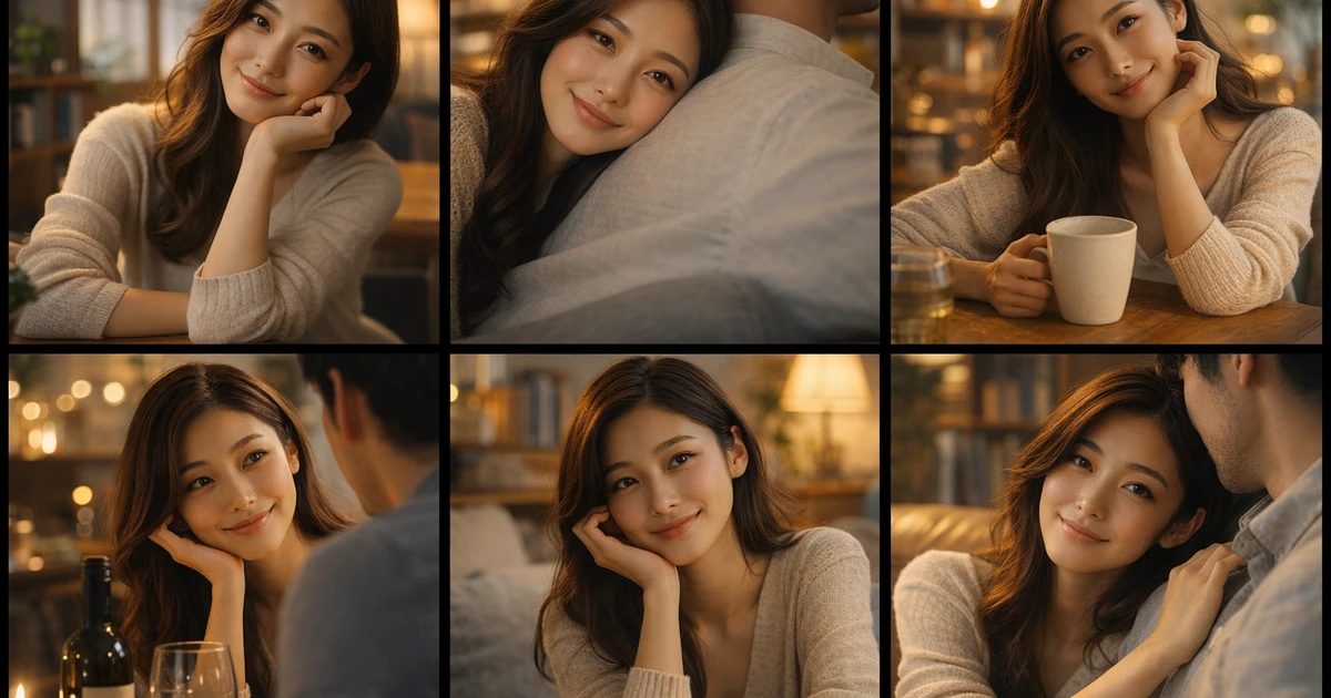 O型女性の恋愛はなぜ濃い？年上O型女性が見せる、距離の近い関係性と本気の表情を映したアイキャッチ画像